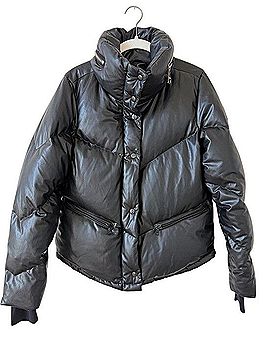 SAM. Goose Down Vegan Leather Puffer Jacket Jacket (view 1)