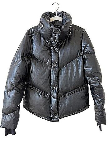 SAM. Goose Down Vegan Leather Puffer Jacket Jacket (view 1)