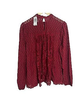 Torrid Mixed Lace High Neck Top Long Sleeve T-Shirt (view 2)