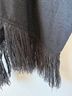 St. John Solid Gray Black Poncho One size - photo 4