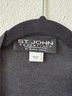 St. John Solid Gray Black Poncho One size - photo 5