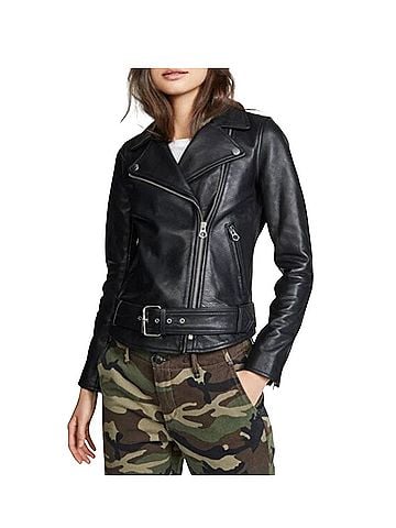 Madewell Madewell Biker’s Leather Leather Jacket (view 2)