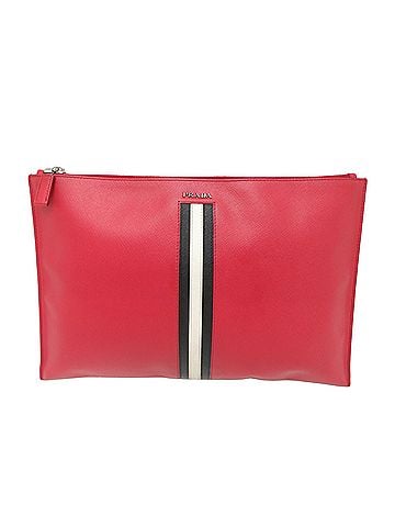 Prada Prada Women's/Men's Second Bag 2NG003 Saffiano Leather Red (view 1)