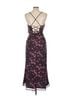 Lulus Floral Burgundy Lulus Cocktail Dress Size L - photo 2
