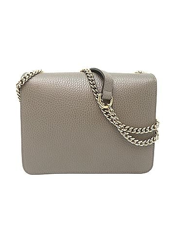 Gucci Gucci Interlocking G Women's Shoulder Bag 510304 Leather Gray (view 2)