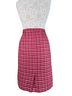 Talbots Houndstooth Multi Color Pink Wool Skirt Size 10 (petite) - photo 2