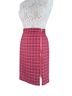Talbots Houndstooth Multi Color Pink Wool Skirt Size 10 (petite) - photo 1
