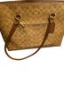 Coach Print Brown Leather Tote One size - photo 1