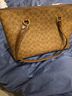 Coach Print Brown Leather Tote One size - photo 3