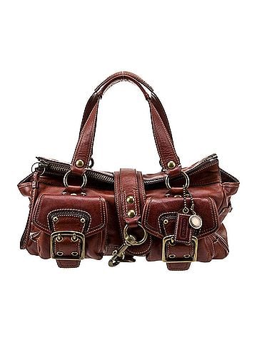 Coach 65th Anniversary Mandy Satchel Leather Satchel (view 1)