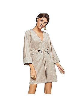 BCBGMAXAZRIA Suede Belted Mini Dress Casual Dress (view 1)