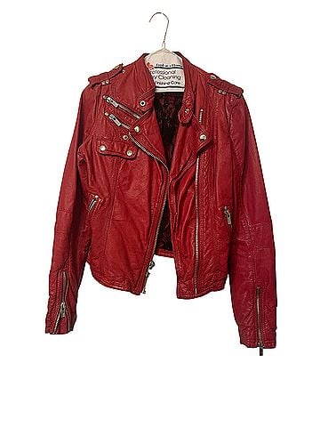 Black Rivet Leather Jacket (view 1)