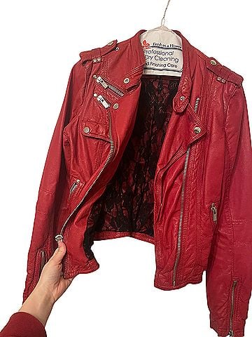 Black Rivet Leather Jacket (view 2)