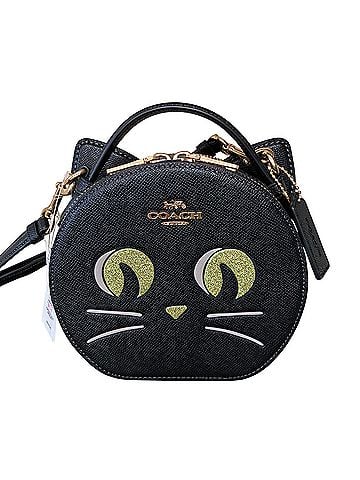 Coach Halloween Black Cat Crossbody Leather Crossbody Bag (view 1)
