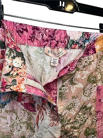 Philosophy Patchwork Floral Wide-Leg Pants Casual Pants (view 2)