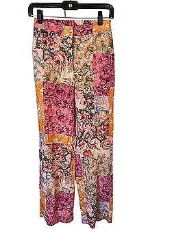 Philosophy Patchwork Floral Wide-Leg Pants Casual Pants (view 1)