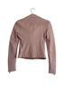 Express 100% Polyester 100% Rayon 5% Spandex Pink Faux Leather Jacket Size XXS - photo 2
