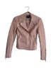 Express 100% Polyester 100% Rayon 5% Spandex Pink Faux Leather Jacket Size XXS - photo 1