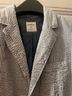 Gap 100% Cotton 100% Polyester Stripes Blue White Blazer Size 12 - photo 3