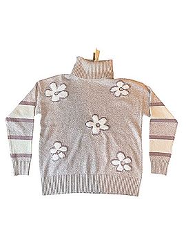 Hem & Thread Pullover Sweater (view 1)