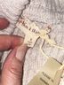 Hem & Thread 100% Polyester Floral White Tan Pullover Sweater Size S - photo 8