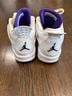 Nike White Purple Sneakers Size 7 1/2 - photo 5