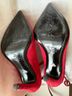 Alice + Olivia 100% Suede Red Heels Size EU 37 - photo 7