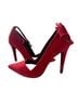 Alice + Olivia 100% Suede Red Heels Size EU 37 - photo 1