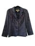 Coldwater Creek 59% Rayon 32% Acrylic 9% Wool 100% Polyester Solid Blue Blazer Size 12 (petite) - photo 1