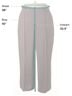 SPANX 100% Polyester Solid Brown Spanx Dress Pants Size 3X - photo 3