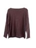 Democracy Stars Burgundy Brown Purple Pullover Sweater Size XL - photo 2
