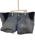 Isabel Maternity Blue Denim Shorts Size 2 - photo 1