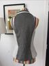 Joseph Ribkoff Stripes Polka Dots Black White Vest Size 8 - photo 5