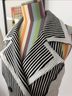 Joseph Ribkoff Stripes Polka Dots Black White Vest Size 8 - photo 4