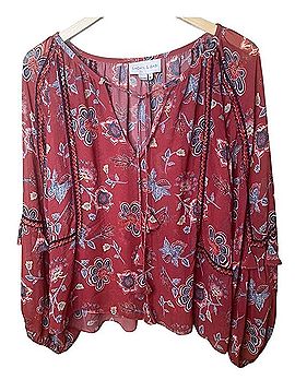 Sachin & Babi Ahluwalia Sachin &amp; Babi Long Sleeve Blouse (view 2)