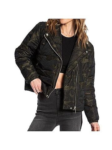 Juicy Couture Camo Moto Puffer Jacket Jacket (view 1)