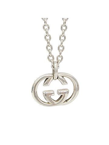 Gucci Gucci Interlocking G Silver Men,Women Fashion Pendant Necklace (Silver) (view 1)