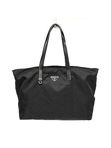 Prada Prada TESSUTO Women,Men Nylon Shoulder Bag,Tote Bag Black (view 1)