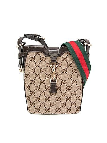 Gucci Gucci GG Canvas Mini Bucket 782919 Women,Men GG Canvas,Leather Shoulder Bag Brown,Light Brown (view 1)