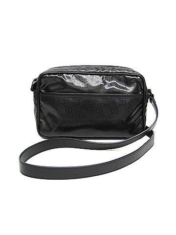 Gucci Gucci GG Crystal Mini Crossbody Bag 760342 Men,Women GG Crystal,Leather Shoulder Bag Black (view 1)