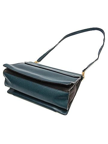 Givenchy Givenchy GV3 Medium Women's Leather,Suede Shoulder Bag Dark Gray,Dark Green (view 2)