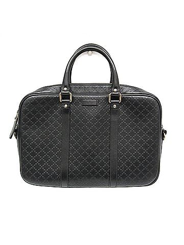 Gucci Gucci Diamante Small Workbag 344357 Men's Leather Briefcase,Handbag Black (view 1)