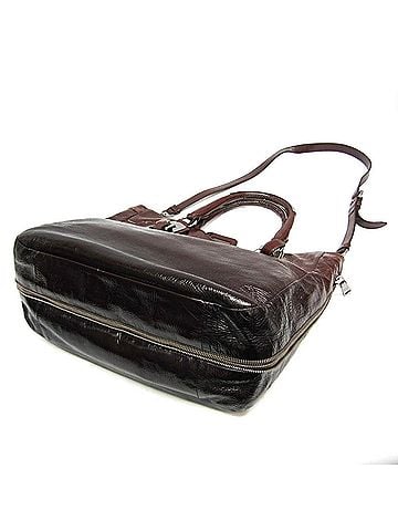 Prada Prada Metal Parts Around Zip Bag Women's Leather,Metal Shoulder Bag,Tote Bag Brown (view 2)