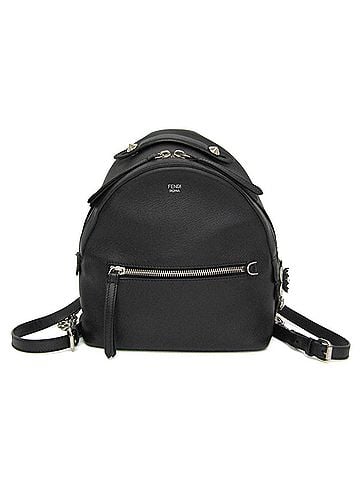 Fendi Fendi By The Way Flower 8BZ038 Women's Leather,Beads Backpack Black (view 1)