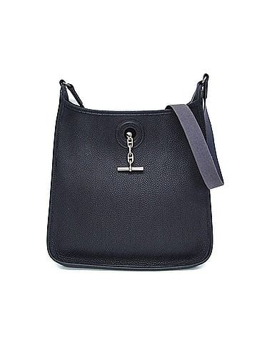 Hermès Hermes Vespa PM Women's Togo Leather Shoulder Bag Dark Navy (view 1)