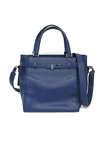 Valextra Valextra B Cube V5C67 Women's Leather Handbag,Shoulder Bag Blue (view 1)