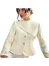 191 Unlimited Ivory Blazer Size M - photo 1