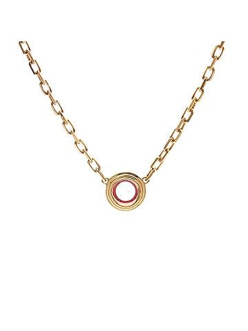 Cartier Cartier Damour Necklace Pink Sapphire Pink Gold (18K) Sapphire Men,Women Fashion Necklace (Pink Gold) (view 2)