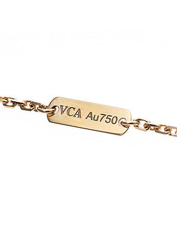 Van Cleef & Arpels Van Cleef &amp; Arpels Forsa Chain Necklace Pink Gold (18K) No Stone Men,Women Fashion Neck Chain (Pink Gold) (view 2)