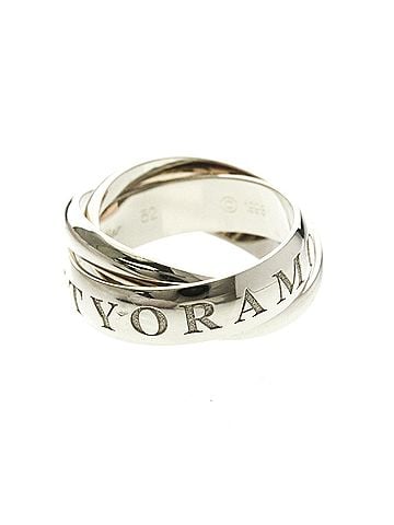Cartier Cartier Trinity Ring Christmas Limited Edition White Gold (18K) Fashion No Stone Band Ring Silver (view 1)